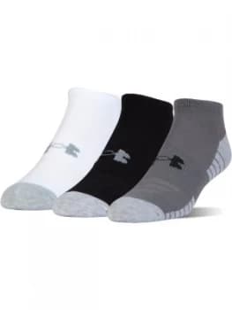 Urban Armor Gear Mens Heatgear Tech No Show 3 Pack Socks Slate