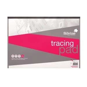 Silvine A3 Popular Tracing Pad Acid Free Paper 63gsm 50 Sheets A3T50