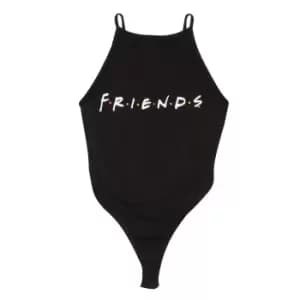 Friends Womens/Ladies Logo Bodysuit (10 UK) (Black)