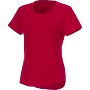 Elevate Womens/Ladies Jade Short Sleeve Recycled T-Shirt (L) (Red)
