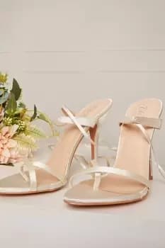 High Heel Lace-Up Sandals