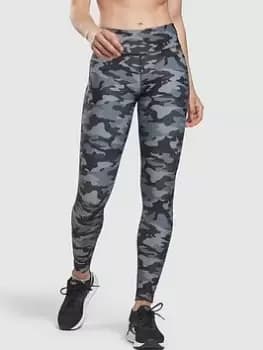 Reebok Lux Bold Camo Leggings - Black