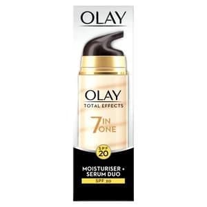Olay Total Effects 7in1 Moisturiser + Serum Duo SPF20 40ml