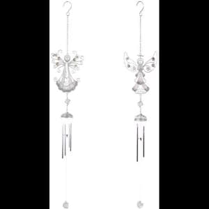 Silver Angel Windchime Pack Of 6