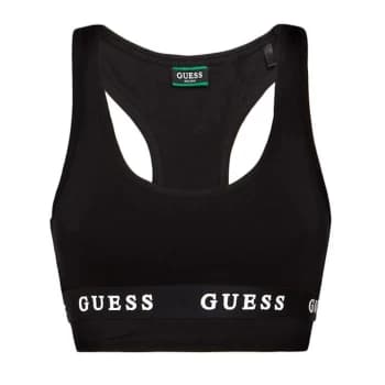 Guess Core Stripe Logo Bra - Black