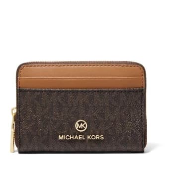 Michael Kors Zip Around Purse Womens - Brown