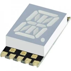 Alphanumeric segment display Green 10.16mm 2 V No. of digits 1