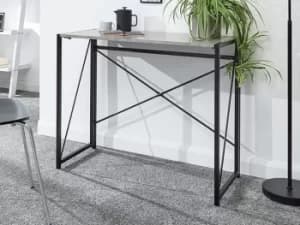 GFW Bramwell Concrete Folding Desk Flat Packed