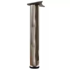GTV Adjustable Breakfast Bar Worktop Support Table Leg 1100mm - Colour Inox, Pac