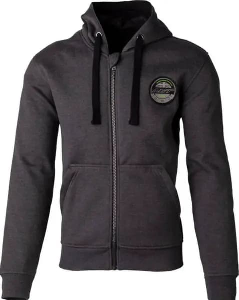 RST Zip Through Factory CE Textile Hoodie Men Gray 48