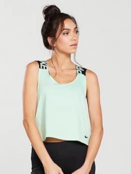 Nike Training Crossover Tank Top Mint Mint Size L Women