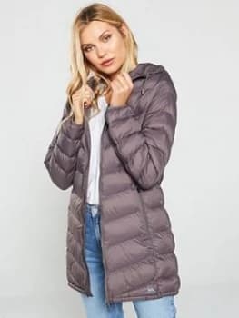 Trespass Rianna Long Padded Jacket - Heather , Heather Size M Women