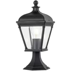 Elstead Bayview Outdoor Pedestal Light Black, IP44