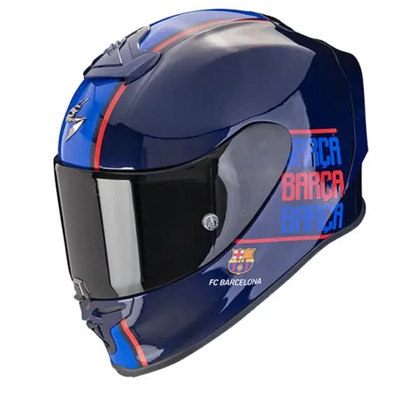 Scorpion EXO-R1 Evo Air FC Barcelona Blue Red Blue Full Face Helmet Size L