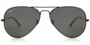 Ray-Ban Sunglasses RB3025 Aviator Large Metal Polarized 002/48