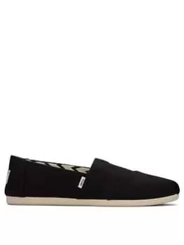 TOMS Alpargata Vegan Espadrille - Black, Size 7, Women
