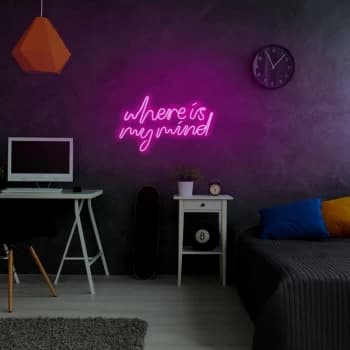 Where Is My Mind - Pink Pink Wall Lamp