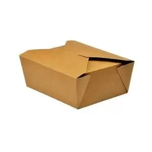 Vegware Food Carton No. 8 1300ml Kraft Brown Pack of 300 1671 VG92062