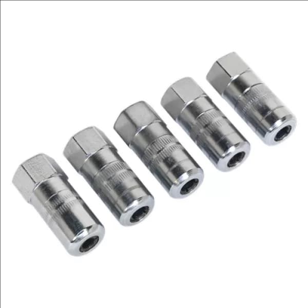 Genuine SEALEY GGE5 Hydraulic Connector 4-Jaw Heavy-Duty 1/8BSP Pack of 5