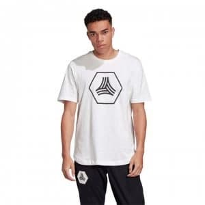 adidas Mens Football Tango Logo T-Shirt - White