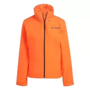 adidas Terrex Multi RAIN. RDY 2-Layer Rain Jacket Womens - Semi Impact Orange