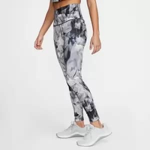 Womens Nike One Dri-FIT 7/8 All-Over Print Training Tights