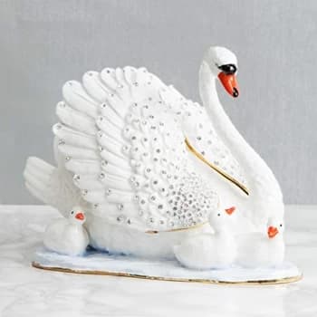 Treasured Trinkets - Swan with Cygnets