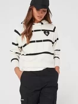 Converse Chuck Taylor Bold Scene Hoodie, Off White Size M Women