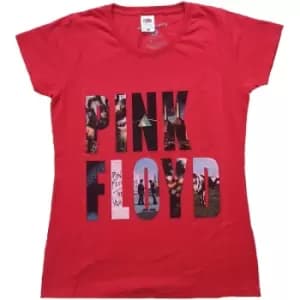 Pink Floyd - Echoes Album Montage Ladies X-Large T-Shirt - Red