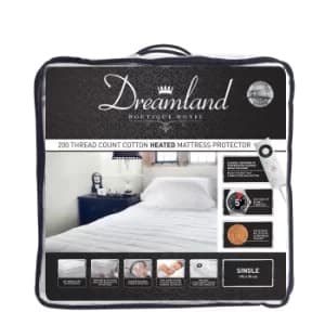 Dreamland 200 Thread Count Heated Mattress Protector