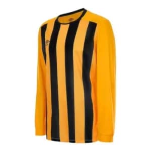 Umbro Long Sleeve Stripe Jersey Mens - Orange