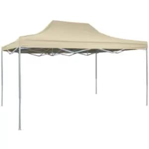 Professional Folding Party Tent 3x4 m Steel Cream Vidaxl Cream