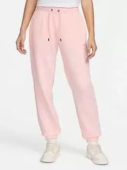 Nike NSW Essential Fleece Loose Pants - Pink Size M Women