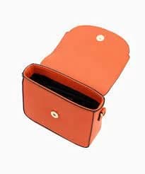 Dune 'Daydreams' Small Plaited Handle Bag - orange