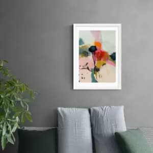 East End Prints Paysage Abstrait Print MultiColoured