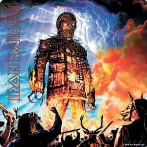 Iron Maiden - Wicker Man Single Cork Coaster