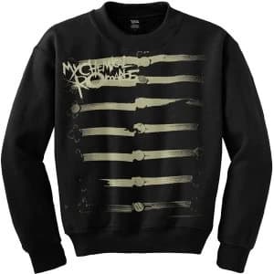 My Chemical Romance - Together We March Unisex Large Sweatshirt - Black