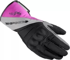 Spidi TX-T Ladies Motorcycle Gloves, black-pink, Size XL for Women, black-pink, Size XL for Women