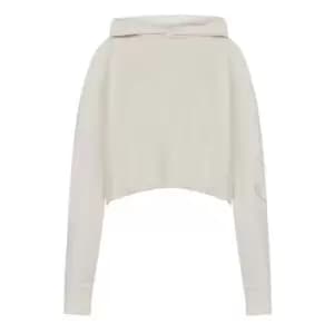 Hugo Dangaya Crop Hoodie - White