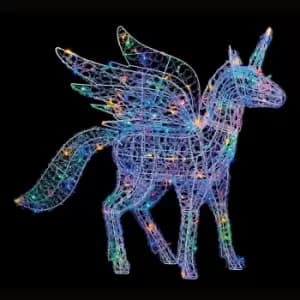 Premier Decorations Premier 1m 200 Multi LED Soft Acrylic Pegasus