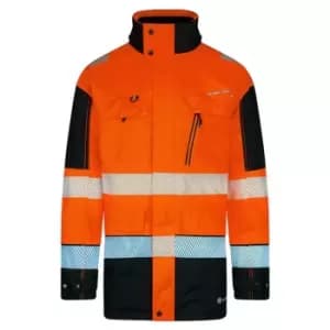 Click Workwear Deltic Hi-vis Jacket Two-tone or BL M