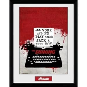 The Shining All Work And No Play Framed Collector Print
