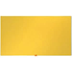 Nobo Notice Board Felt Yellow 50 x 89 cm
