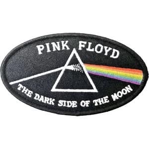 Pink Floyd - Dark Side of the Moon Oval Black Border Standard Patch