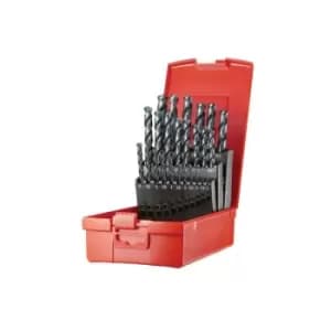 Spiralbohrersatz A188 DIN 338 Typ W D.1-13x05mm HSS 25tlg.Ku.-Kass.DORMER