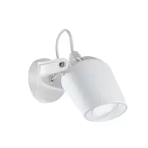 Minitommy 1 Light Outdoor Wall Spotlight White IP66, GU10