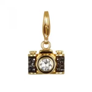 Ladies Karl Lagerfeld Gold Plated Camera Charm
