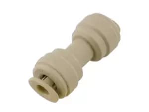 Push-Fit Connector Straight Union 1/4" Pk 10 Connect 31073
