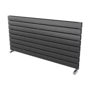 Ximax Vertirad Duplex Satin Anthracite Horizontal Designer Panel Radiator, (W)1200mm X (H)595mm