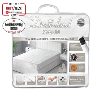 Dreamland Scandi Dual Control Underblanket - Double